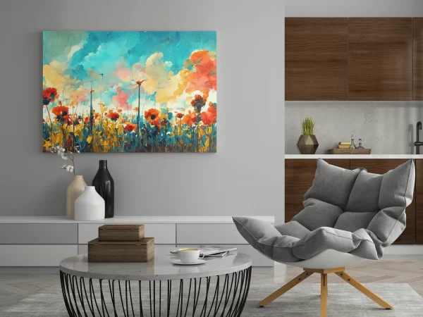 Bright Blooms With Cloudy Dreams