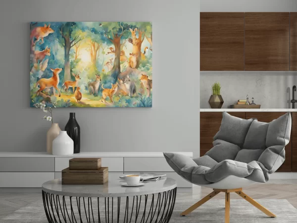Playful Pals Forest Scene