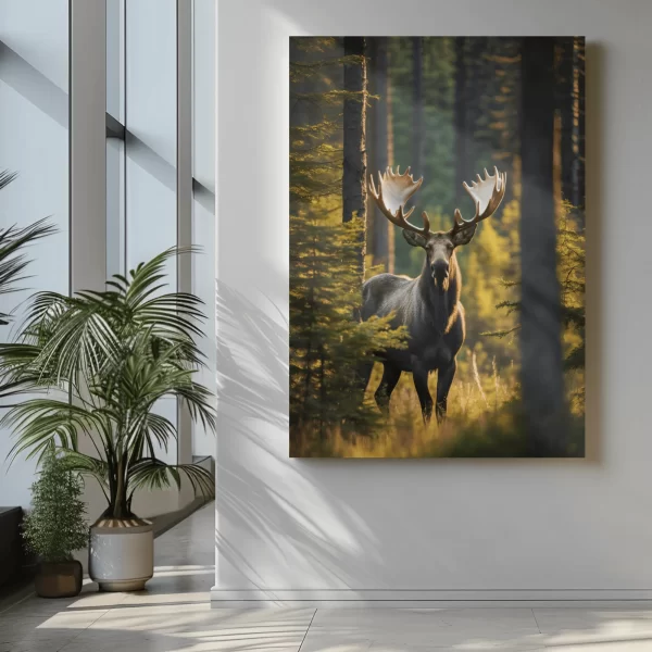 Moose in the Woods