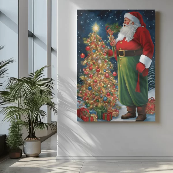 Jolly Santa & Tree